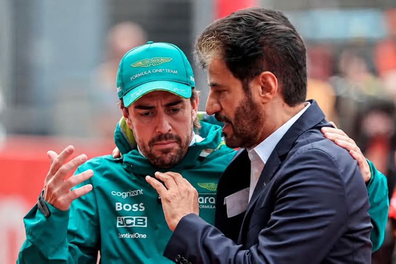 Alonso retirada FIA Mohammed ben Sulayem