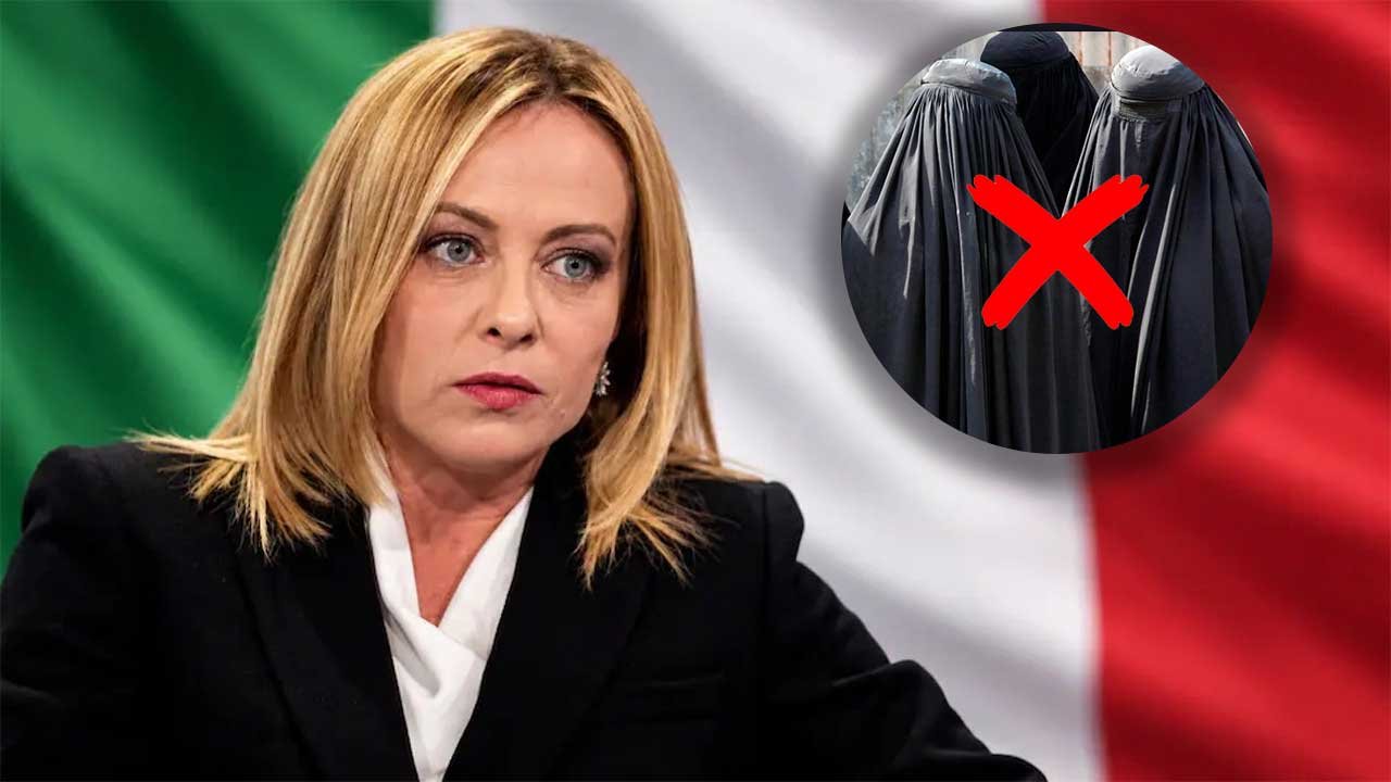 Meloni prepara un pulso en los colegios: límite a alumnos extranjeros y veto al burka y al hiyab